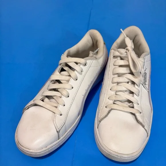 Puma Women’s Classic White Sneakers - Picture 3 of 11